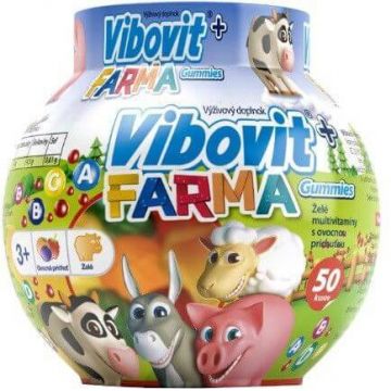 Vibovit + Farma Gummies jeleu cu aromă de fructe 50 buc