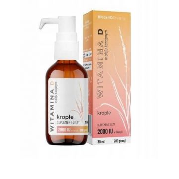 Vitamina D în ulei de cânepă, picături, 30 ml