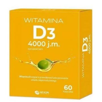 Vitamina D3 4000 UI, 60 capsule
