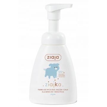 Ziajka, Spumă de curățare pentru față, mâini, corp, 250ml