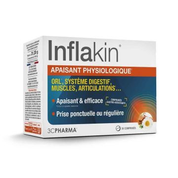 3C Pharma Inflakin calmant fiziologic 30 de tablete