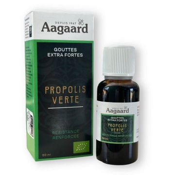 Aagaard Green Propolis Extra Strength picături organice 30ml
