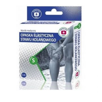 ABC trusă de prim ajutor, Genunchieră elastică, mărimea S, 1 buc
