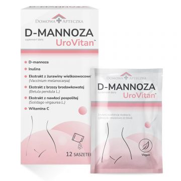 Acasă Farmacie D-Mannose UroVitan, 12 pliculețe