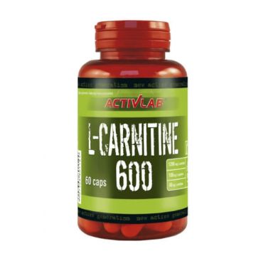 ActivLab, L-Carnitină 600, 60 capsule