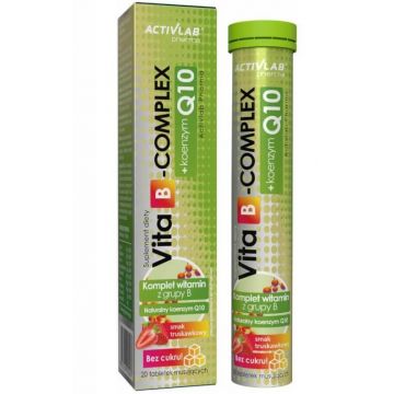 ActivLab Pharma Vita B-Complex + Coenzima Q10, 20 comprimate efervescente