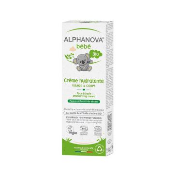 Alphanova Bébé Cremă hidratantă organică pentru față și corp 75ml