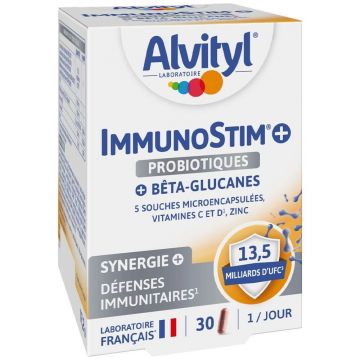 Alvityl Immunostim+ Probiotice 30 capsule vegetariene