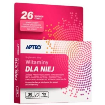Apteo Vitamine pentru ea, 30 comprimate
