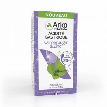 Arkopharma Arkocapsule Aciditatea gastrică Ulm alunecos și zinc 40 capsule