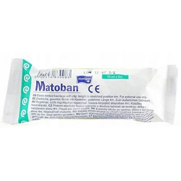 Bandaj elastic Matoban Matopat 10cm x 5m nesteril, 1 buc