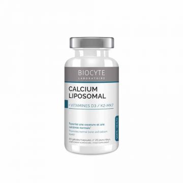 Biocyte Health Calciu lipozomal D3 K2-K7 60 capsule