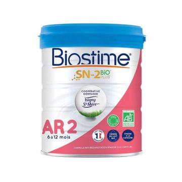 Biostime Lapte organic pentru sugari SN-2 anti-regurgitare 6-12 luni 800g