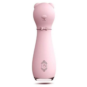 Bonnie Vibrator iluminat în formă de pisică cu 9 moduri de vibrație Roz deschis