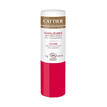 Cattier Cremă organică anti-îmbătrânire pentru buze 4g
