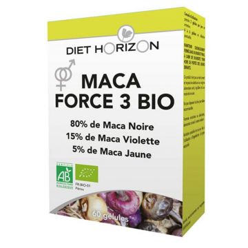 Diet Horizon Maca Force 3 Organic 60 Gelule