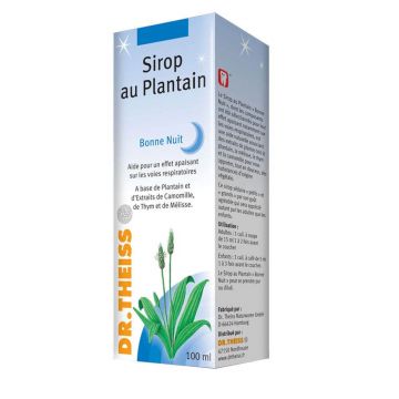 Dr. Theiss Naturwaren Noapte sirop de plantain 100ml