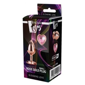 Dream Toys Gleaming Love Rose Gold Plug anal mic