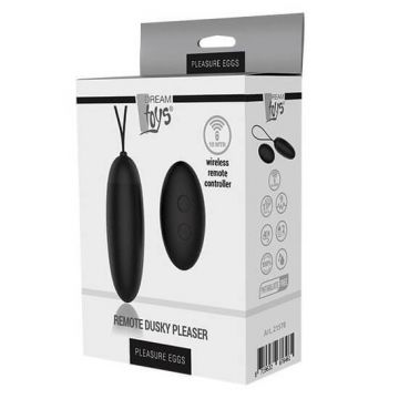 Dream Toys Pleasure Eggs Remote Dusky Pleaser Egg cu telecomandă Negru