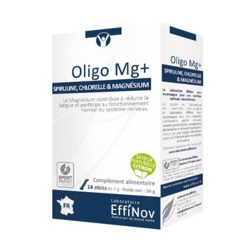 Effinov Nutrition Mg+ oligoelemente și magneziu 14 sticks-uri