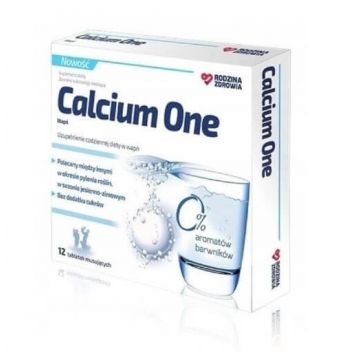 Family Health Calcium One, 12 comprimate efervescente