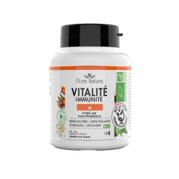 Flora Natura Complexe 4+ Vitalité Immunité 120 Gélules