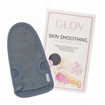 Glov Skin Smoothing Body Massage Glove Smooth Grey