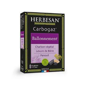 Herbesan Vegetable Carbogas Ballonnement x45 capsule