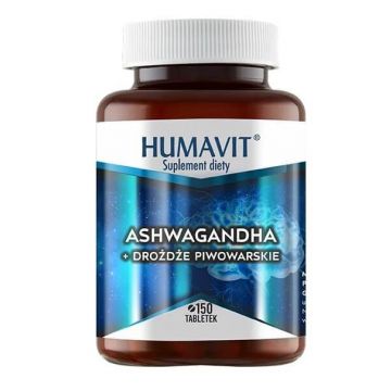 Humavit Ashwagandha + drojdie de bere, 150 comprimate