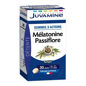 Juvamine Melatonin Floarea pasiunii x30 comprimate
