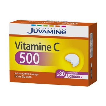 Juvamine Vitamina C 500 30 tablete masticabile