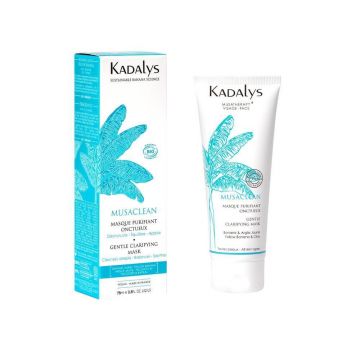 Kadalys Musaclean Mască purificatoare cu banane și argilă bio 75ml