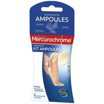 Kit de pansamente Mercurochrome Ampoule 3 pachete de 5 pansamente