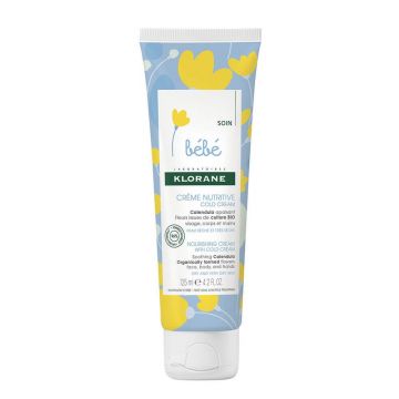 Klorane Newborn Nourishing Cold Cream pentru piele uscată și foarte uscată 125ml