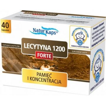 Lecitină Forte 1200mg Naturkaps 40 capsule