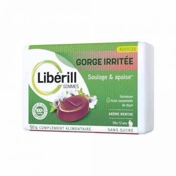Libérill Gommes Gorge Irritée 50g