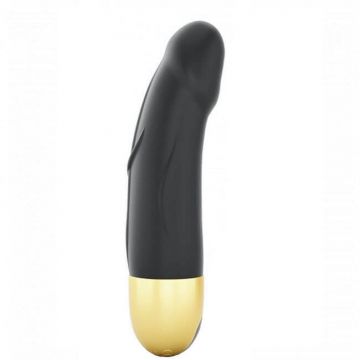 Marc Dorcel Real Vibration S 2.0 dildo vibrator mărimea S Negru amp; Aur