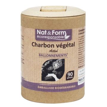Nat&Form Nat&Form Carbon vegetal 90 gelsule
