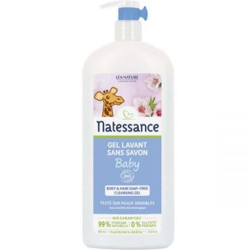 Natessance Gel organic fără săpun 500ml