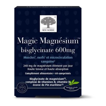 New Nordic Magnesium bisglycinate magic 60 comprimate