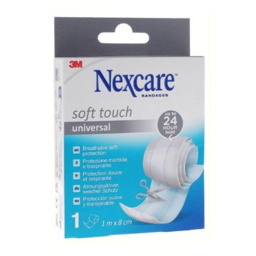 Nexcare Pansament textil de protecție pentru tăiere 1 m x 8 cm atingere moale