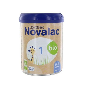 Novalac Lapte praf bio 1 0 - 6 luni 800g