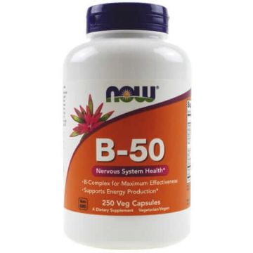 Now Foods B-50 complex vitamina B 250 capsule