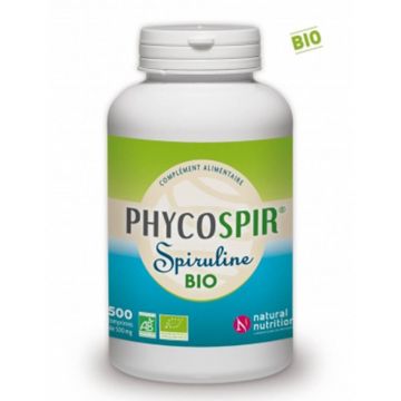 Nutriție naturală Spirulina Phycospir Bio 500 Tablete