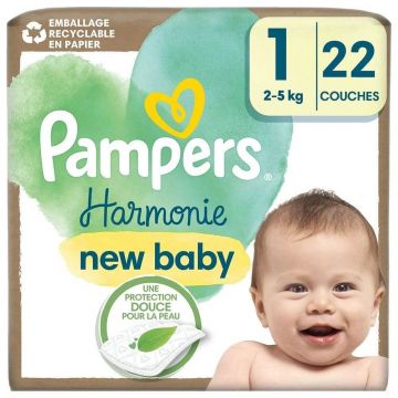 Pampers Harmonie Strati mărimea 1 de la 2 la 5 kg x22