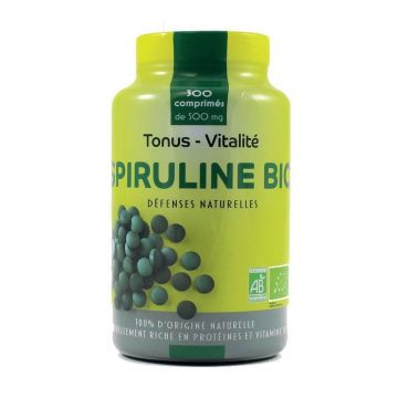 Pharm'Up Spirulina Tonus Et Vitalite Organic 300 Tablete 500 mg