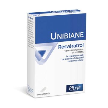 Piesă Unibiane Resveratrol 30 Comprese 30 comprimés