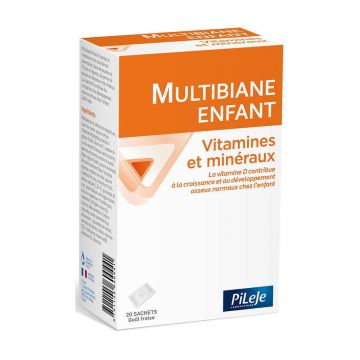Pileje Multibiane Vitamine și minerale pentru copii Căpșuni 20 pliculețe