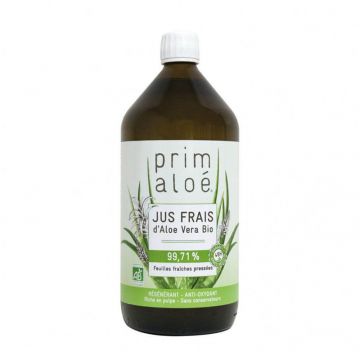 Prim Aloe Fresh Organic Aloe Vera Juice 99,71% Prim'aloe Label Caae 1l