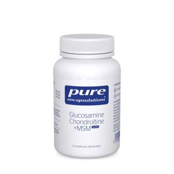 Pure Encapsulations Glucozamină și condroitină + MSM 60 capsule
